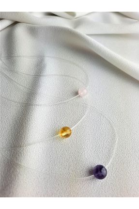 گردنبند جواهر صورتی زنانه سنگ Lavinia Atelier - کد 372222107