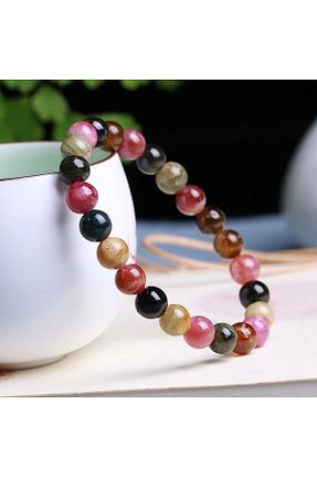 دستبند جواهر بژ زنانه سنگ طبیعی Safnaturel - کد 232999278