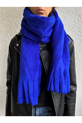 شال گردن سرمه ای زنانه خز مصنوعی GODE - کد 370749478