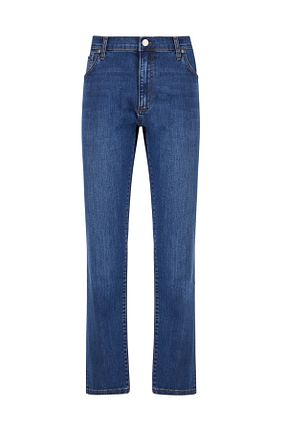 شلوار جین آبی مردانه پاچه لوله تفنگی Lee Cooper - کد 312037204