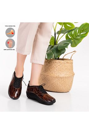 کفش کژوال قهوه ای زنانه چرم خالص Mira Terlik - کد 372569426