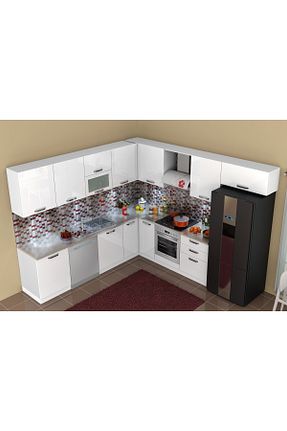 کابینت های آماده آشپزخانه سفید Suntalam Kenyap - کد 318039987