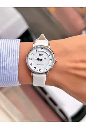 ساعت مچی سفید زنانه 31-35 میلی متر Q&Q - کد 372439706