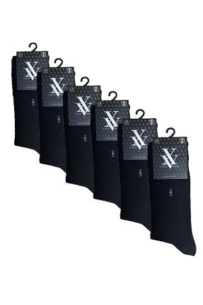 جوراب مشکی مردانه پنبه ای vtex socks - کد 373383745