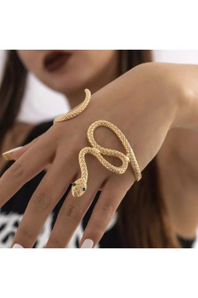 دستبند جواهر طلائی زنانه کد 373479587