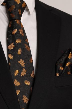 کراوات طلائی مردانه Standart پلی استر کد 372611535