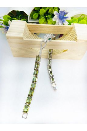 دستبند نقره رنگی زنانه 925 عیار Midyat Artuklu Gümüşçülük - کد 373583755