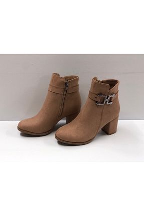 بوت / نیم بوت قهوه ای زنانه پلی اورتان KAFKASLAR AYAKKABI - کد 373707818