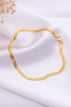 دستبند نقره طلائی زنانه 925 عیار Miavi Silver - کد 372535584
