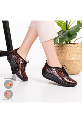 کفش کژوال قهوه ای زنانه چرم خالص Mira Terlik - کد 372569426