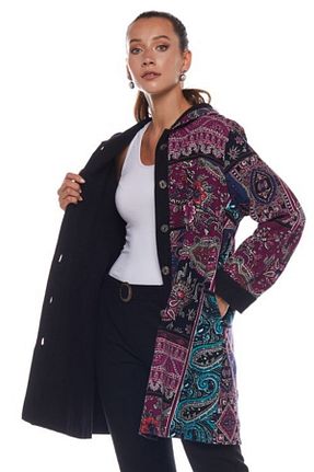 کت بنفش زنانه پارچه Newbutix - کد 373224859