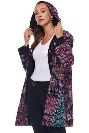 کت بنفش زنانه پارچه Newbutix - کد 373224859