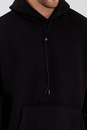 سوئیشرت مشکی مردانه ساده Perhaps - کد 373276572