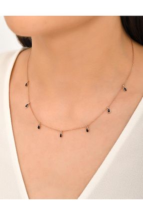 گردنبند نقره زرد زنانه 925 عیار Mai Silver - کد 374905890