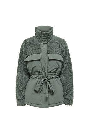 کاپشن سبز زنانه رگولار ONLY - کد 373814921
