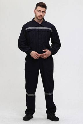 لباس ایمنی کار سرمه ای MUALTA - کد 374869948