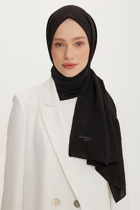 شال مشکی زنانه پنبه پلی استر Armine - کد 359504492