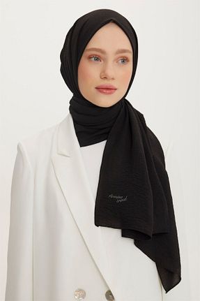 شال مشکی زنانه پنبه پلی استر Armine - کد 359504492