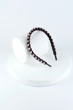 تاج زرشکی زنانه مخمل Hayals - کد 374659562
