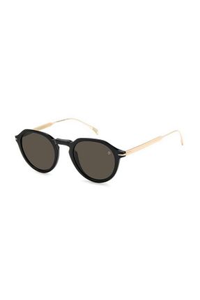 عینک آفتابی طوسی زنانه UV400 David Beckham - کد 375562699