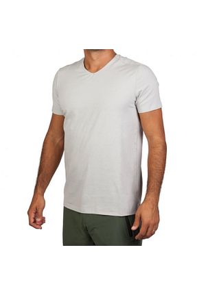 تیشرت طوسی مردانه رگولار Exuma - کد 2345584