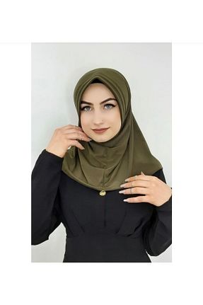 شال خاکی زنانه پنبه ای Ayselcehobi - کد 376198884