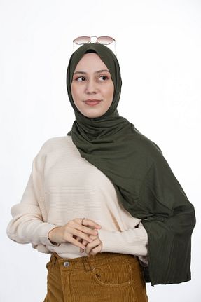 شال خاکی زنانه پنبه پلی استر Diella - کد 375997064