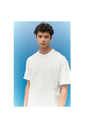 تیشرت سفید مردانه Loose Lee - کد 376440585