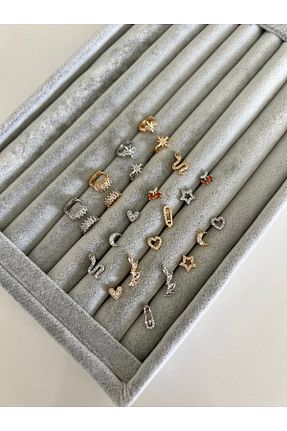 پیرسینگ خاکی زنانه SU PERİSİ TAKI BİJUTERİ - کد 376458115