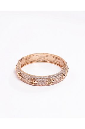 دستبند جواهر طلائی زنانه روکش طلا کد 193947536
