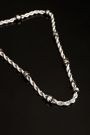 گردنبند استیل ( فولاد ) مشکی مردانه استیل (فولاد) Jorg Zenn - کد 376582954
