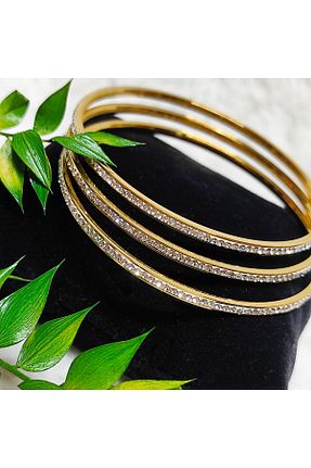 دستبند استیل (فولاد) طلائی زنانه استیل (فولاد) RUBERA - کد 377040768