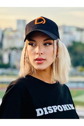 کلاه مشکی زنانه پنبه ای disponible - کد 377043541