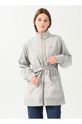 سوئیشرت طوسی زنانه رنگی U.S. Polo Assn. - کد 377059396