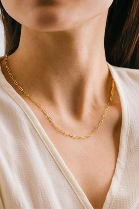 گردنبند جواهر طلائی زنانه آهن کد 377207828