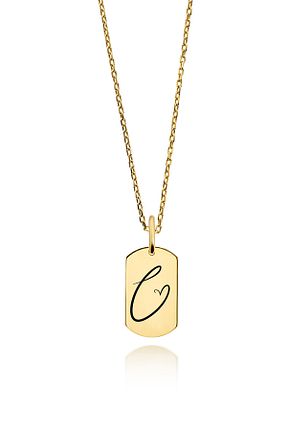 گردنبند نقره طلائی زنانه 925 عیار Tasarlatak - کد 76343756