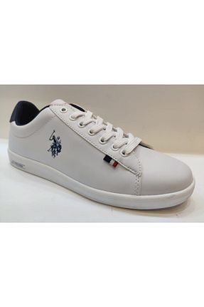 کفش اسنیکر سفید زنانه بند دار U.S. Polo Assn. - کد 77724473