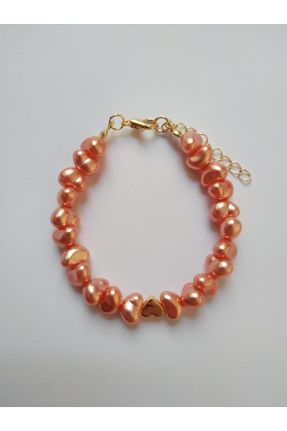 دستبند جواهر نارنجی زنانه کد 375773631