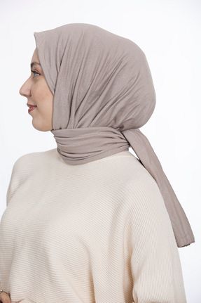 شال قهوه ای زنانه پنبه پلی استر Diella - کد 375996934