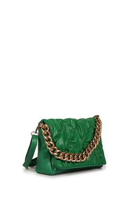 کیف دوشی سبز زنانه چرم مصنوعی Stilgo - کد 376348828