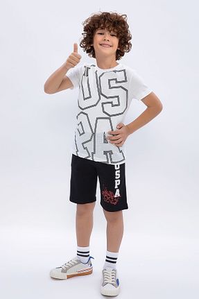 ست بالاتنه و پائین تنه بژ بچه گانه بافت U.S. Polo Assn. - کد 376360770