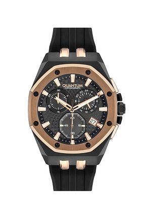 ساعت مچی زرد مردانه 45 میلی متر Quantum - کد 313372464