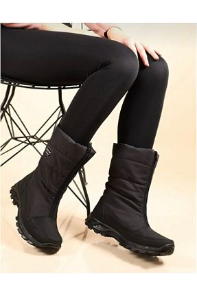 بوت / نیم بوت مشکی زنانه پاشنه تخت Scooter - کد 376892028