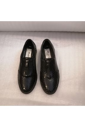 کفش لوفر مشکی زنانه چرم خالص Butik Tülin - کد 376970414