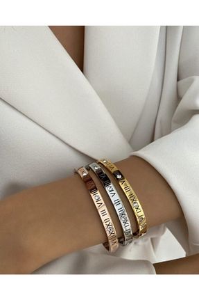 دستبند استیل (فولاد) طلائی زنانه استیل (فولاد) Genel Markalar - کد 375698869