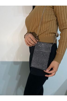 کیف دوشی مشکی زنانه پارچه ای SmY Bag - کد 209282134