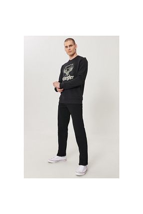 شلوار جین مشکی مردانه پاچه لوله تفنگی Wrangler - کد 376444197