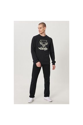 شلوار جین مشکی مردانه پاچه لوله تفنگی Wrangler - کد 376444197