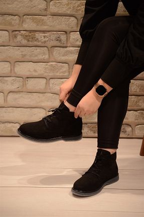 بوت / نیم بوت مشکی زنانه چرم مصنوعی Isy - کد 377331270