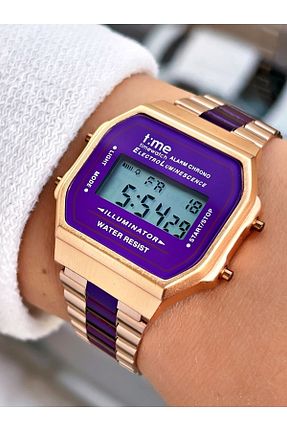 ساعت مچی صورتی زنانه استل (فولاد) Timewatch - کد 31624896